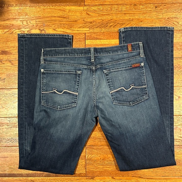 7 For All Mankind Bootcut Jeans Blue 31